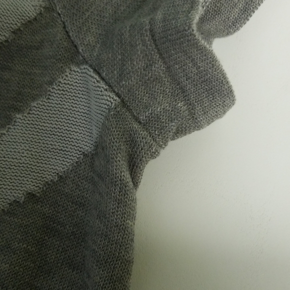 Lafayette 148 New York Short Sleeve Top Gray BB1 - Picture 8 of 8